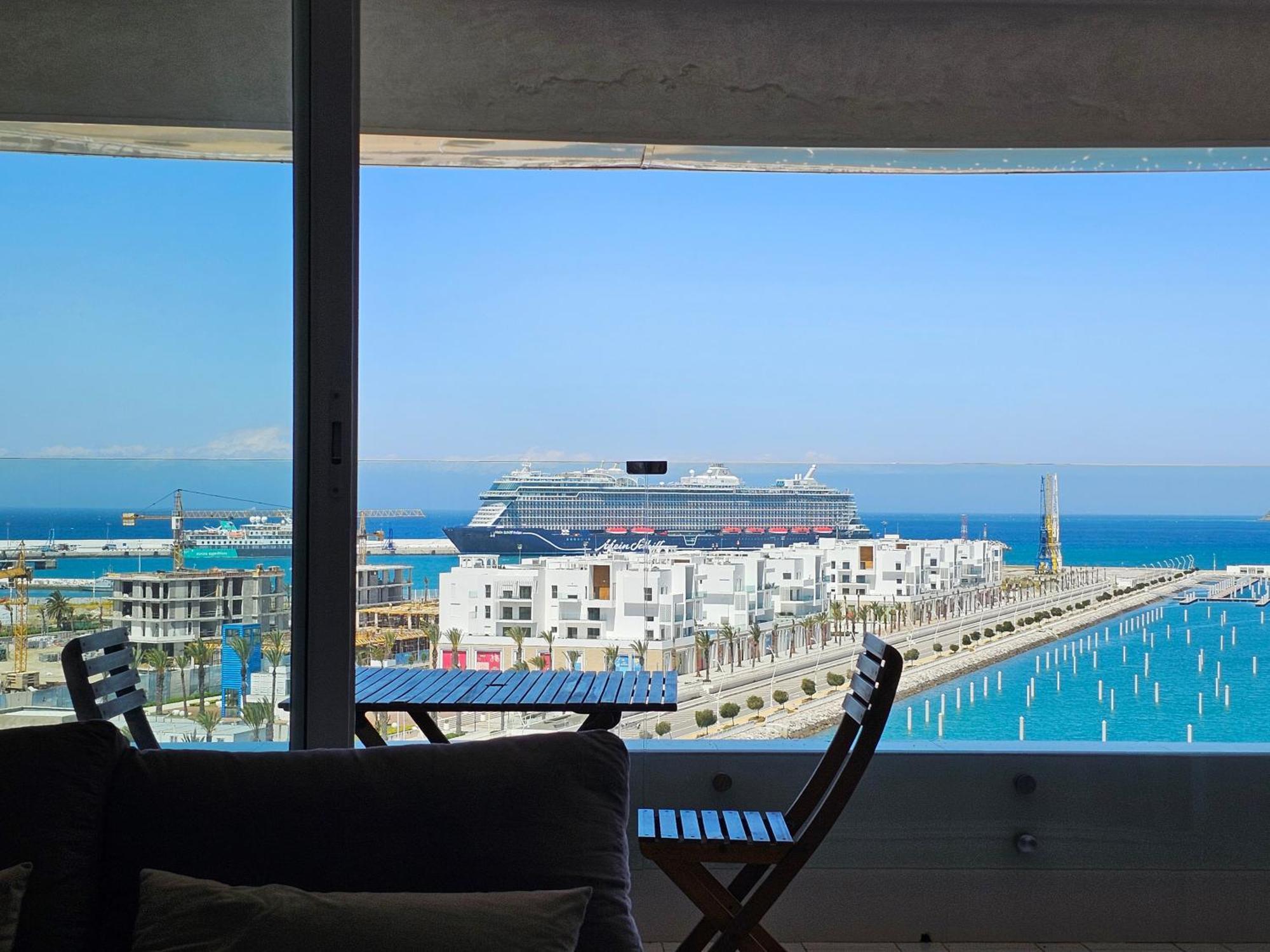 Ocean View Apartment With Airco Tánger Exterior foto